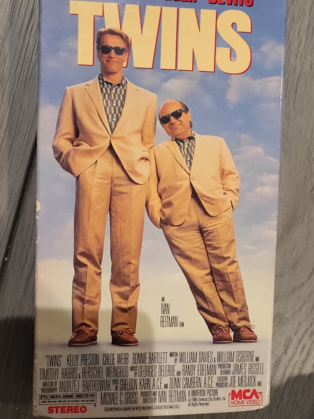 Twins VHS 1989 Arnold Schwarzenegger Danny DeVito MCA